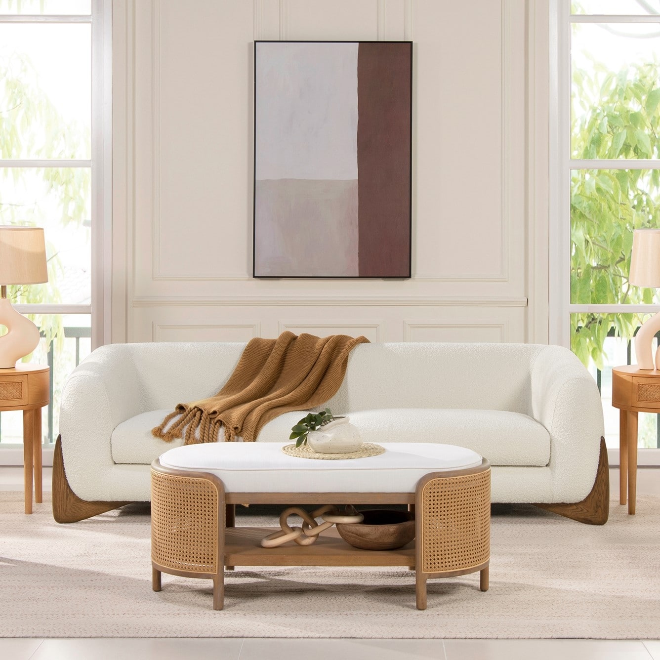 Divano imbottito Alpine 90.5 Sherpa