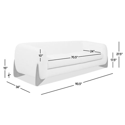 Divano imbottito Alpine 90.5 Sherpa