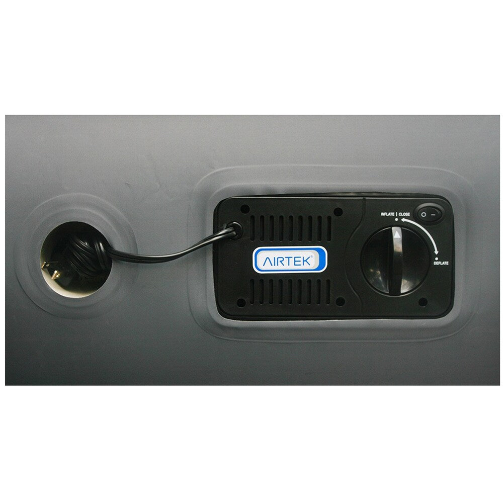 Materasso ad aria matrimoniale Altimair da 20 pollici con topper in memory foam da 1 pollice e coprimaterasso con gonna