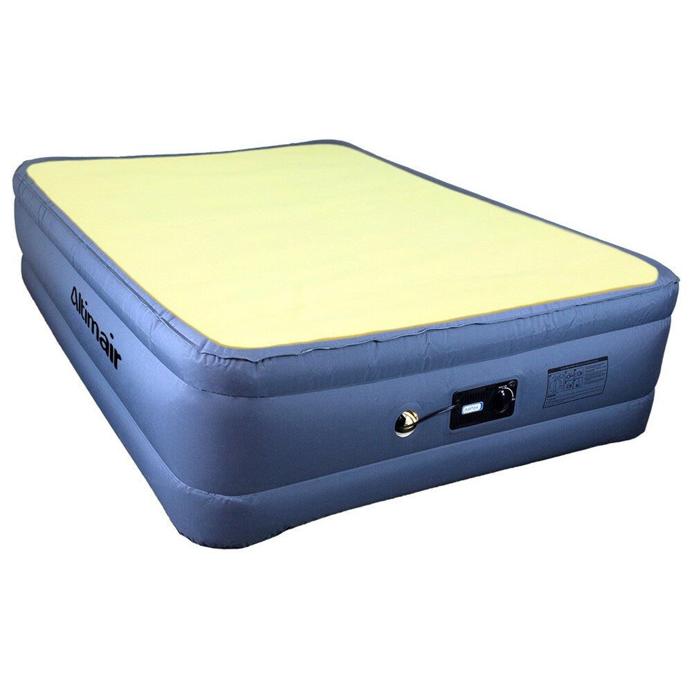 Materasso ad aria Altimair full-size con topper in memory foam da 1 pollice e lenzuolo con angoli