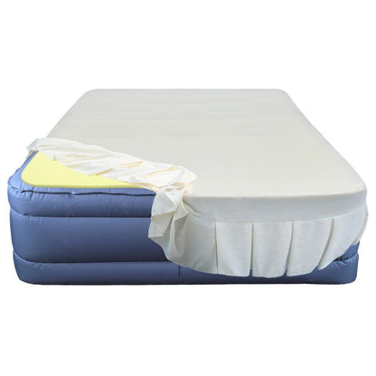 Materasso ad aria Altimair full-size con topper in memory foam da 1 pollice e lenzuolo con angoli
