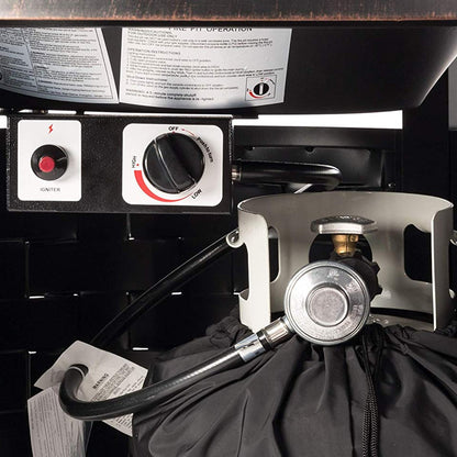 Set da tavolo per fuoco in alluminio da 44 pollici con quattro bracci girevoli e accessori