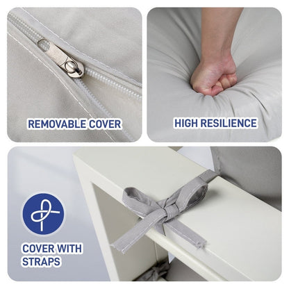 Set di mobili da giardino in alluminio, 4 pezzi, set da conversazione moderno per esterni, divano componibile