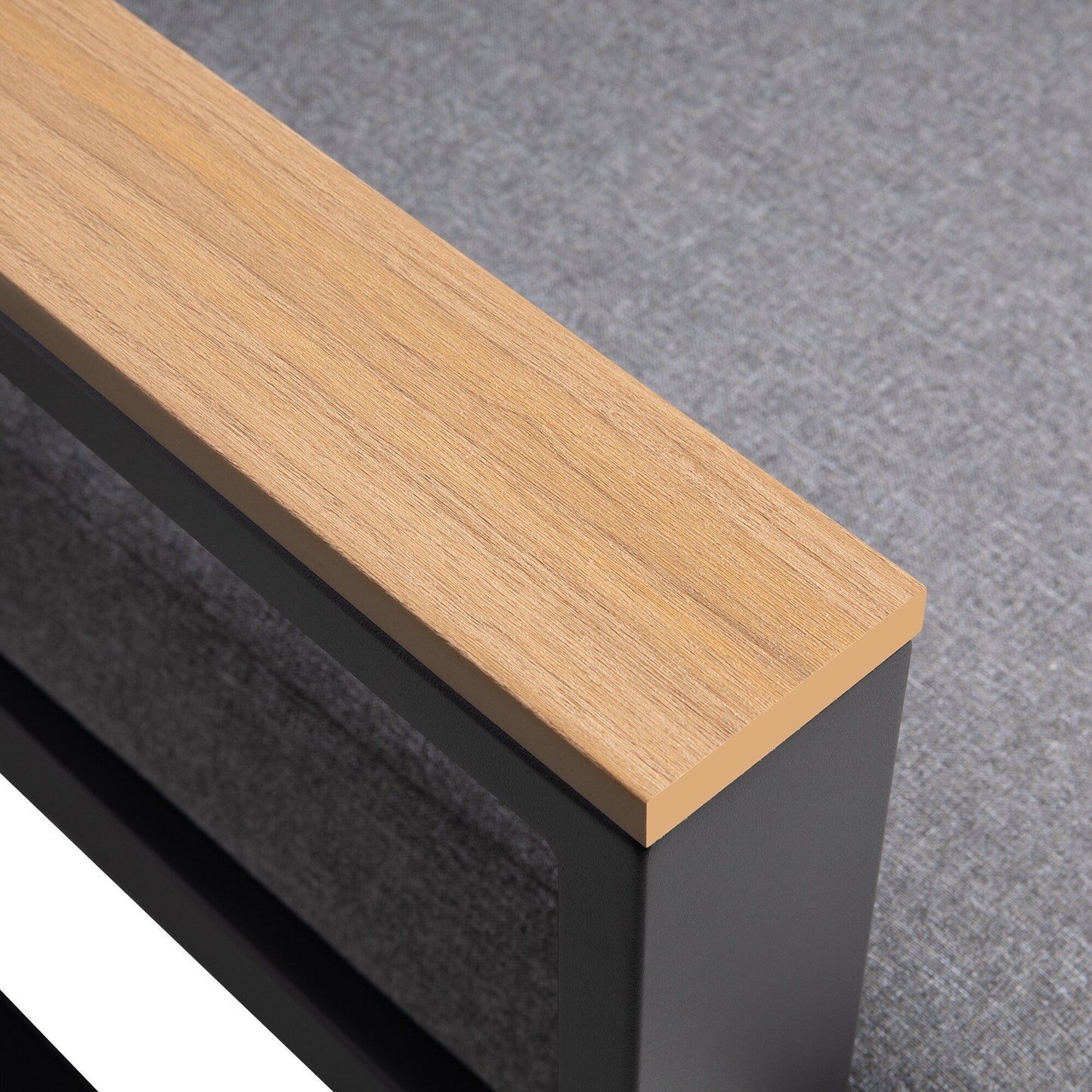 Set di mobili da giardino in alluminio, set da conversazione per esterni da 5 pezzi con tavolino da caffè