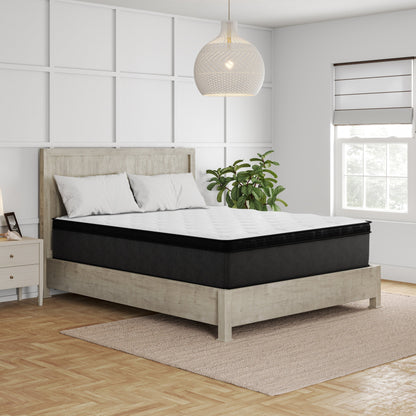 Materasso ibrido Amaris da 14 pollici con memory foam infuso di rame rinfrescante, certificato CertiPUR US e Greenguard Gold