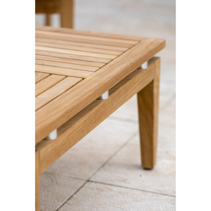 Amazonia Arnhou Set di 6 sedute da esterno in teak FSC per patio