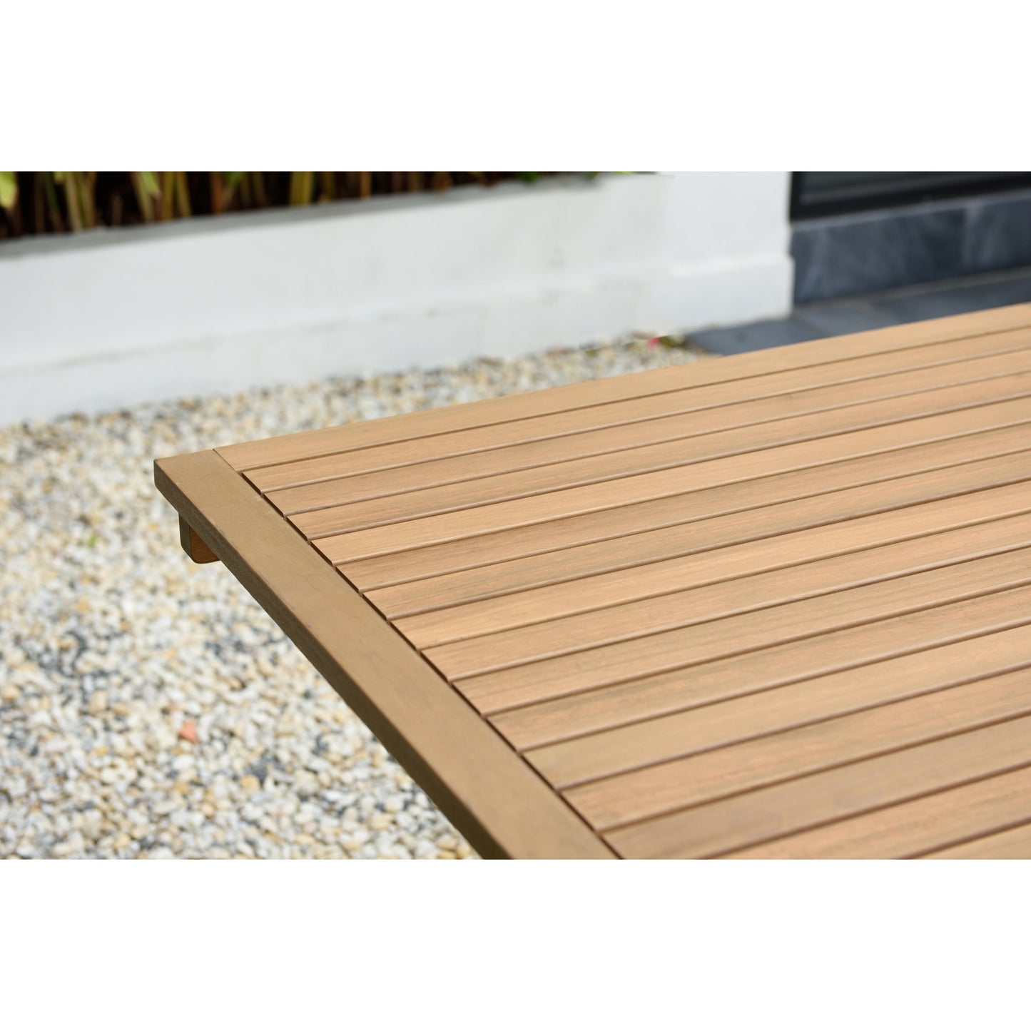 Set da pranzo per esterni in legno certificato FSC Amazonia Camille