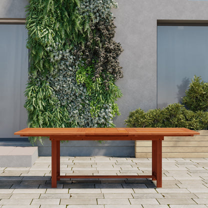 Set da pranzo per esterni Amazonia Cosmopolitan da 9 pezzi in legno FSC