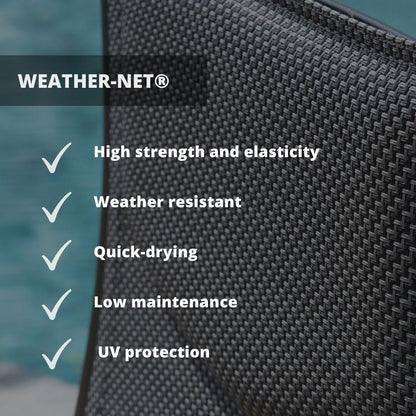 Amazonia Miller Set da pranzo per esterni in legno certificato FSC da 7 pezzi - 7 pezzi