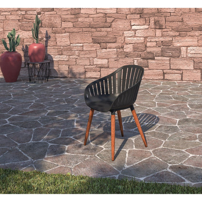 Set da pranzo per esterni da 11 pezzi in legno certificato FSC Amazonia Myers