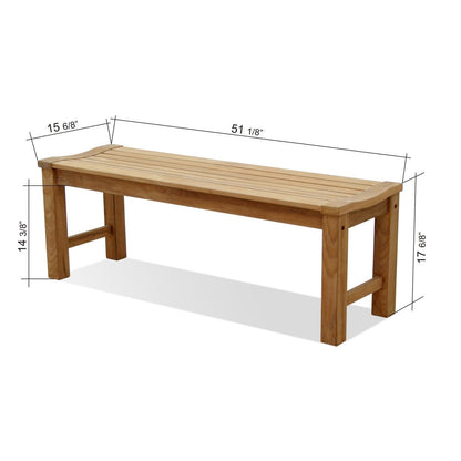 Amazonia Piccola FSC Wood Set da pranzo per esterni da 7 pezzi - 7 pezzi