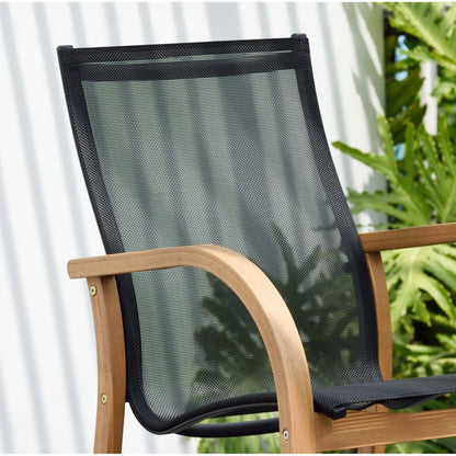 Amazonia Piccola FSC Wood Set da pranzo per esterni da 7 pezzi - 7 pezzi