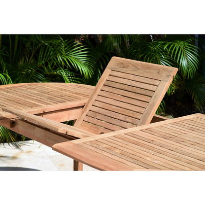 Amazonia FSC Solid Teak Danielle Set da pranzo per esterni da 7 pezzi - 7 pezzi