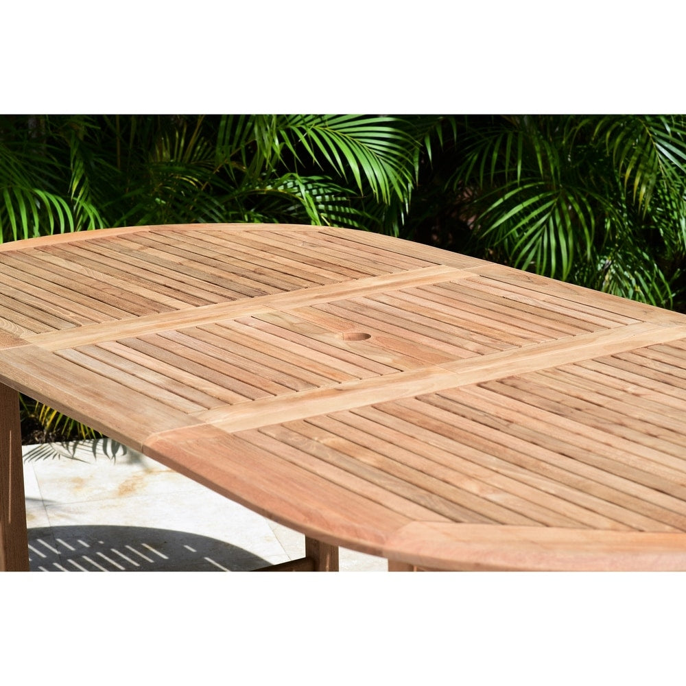 Amazonia FSC Solid Teak Danielle Set da pranzo per esterni da 7 pezzi - 7 pezzi