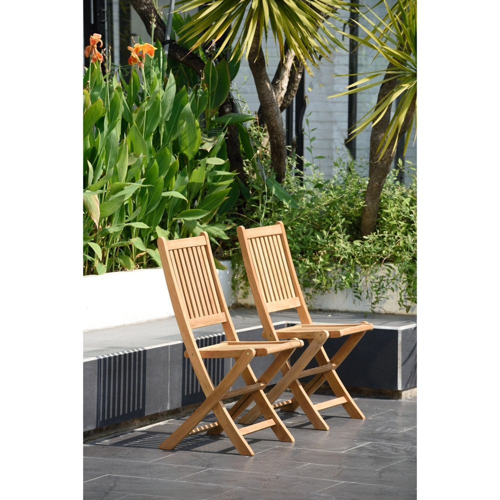 Amazonia FSC Solid Teak Danielle Set da pranzo per esterni da 7 pezzi - 7 pezzi