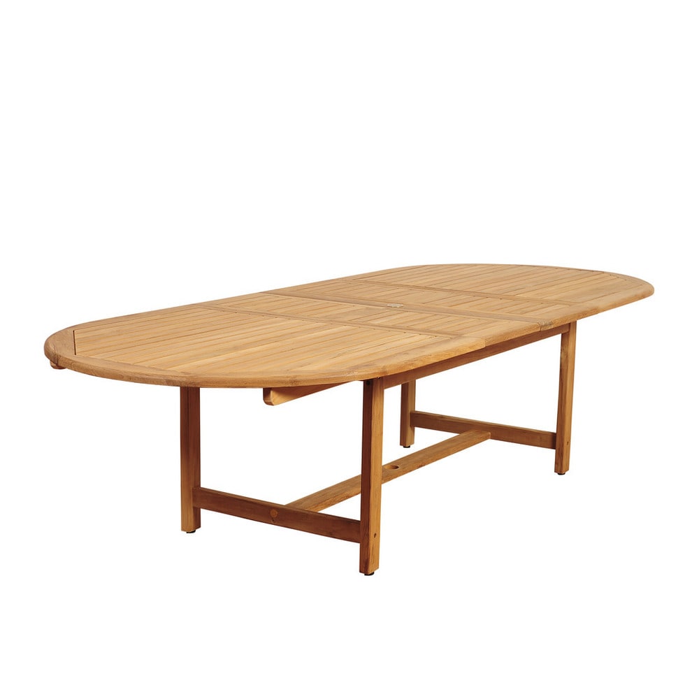 Set da pranzo estensibile per esterni Amazonia FSC Teak - 9 pezzi