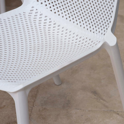 Set da pranzo per esterni da 9 pezzi in legno certificato FSC Amazonia Isra