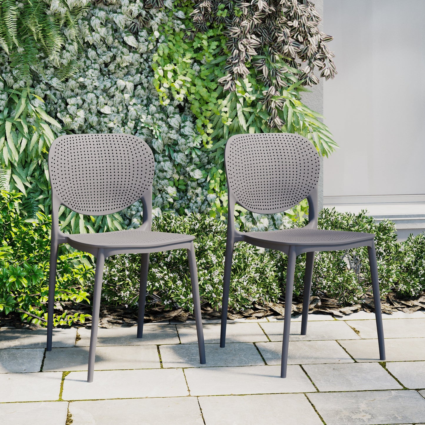 Set da pranzo estensibile per patio in legno di teak Amazonia Pierrer