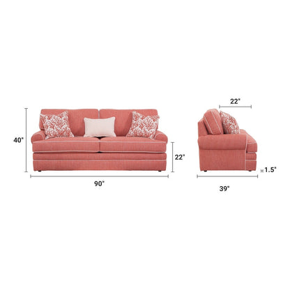 Divano American Furniture Classics Coral Springs con tre cuscini coordinati