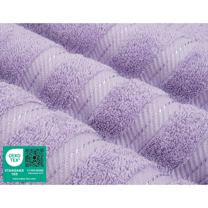 Asciugamani da bagno turchi in lino morbido americano 100% cotone, grandi, confezione da 4, set da bagno di qualità per hotel e spa di lusso