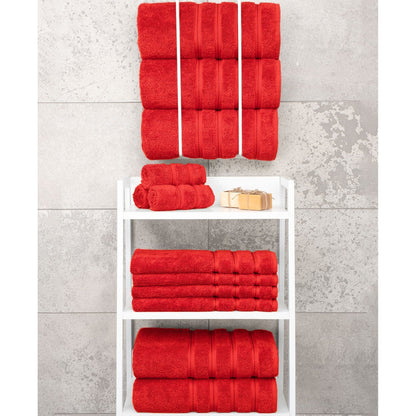 Asciugamani da bagno turchi in lino morbido americano 100% cotone, grandi, confezione da 4, set da bagno di qualità per hotel e spa di lusso