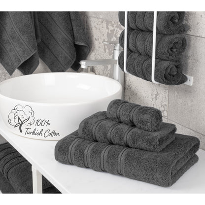 Set di asciugamani da bagno da 3 pezzi, 100% cotone, asciugamani da bagno turco di lusso, asciugamani per il viso extra large, set in saldo