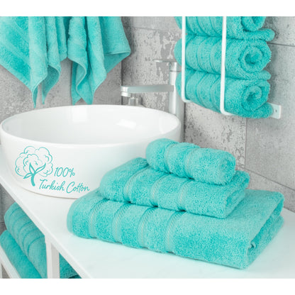 Set di asciugamani da bagno da 3 pezzi, 100% cotone, asciugamani da bagno turco di lusso, asciugamani per il viso extra large, set in saldo