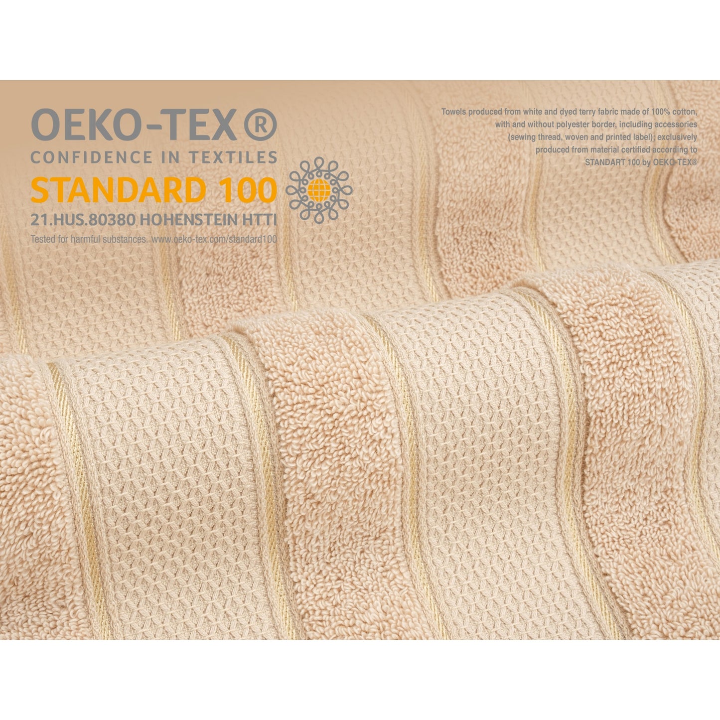 Set di asciugamani da bagno Salem in morbido lino americano, 6 pezzi di asciugamani per il bagno, grandi, 100% cotone, 2 asciugamani da bagno, 2 asciugamani per le mani, 2 salviette.