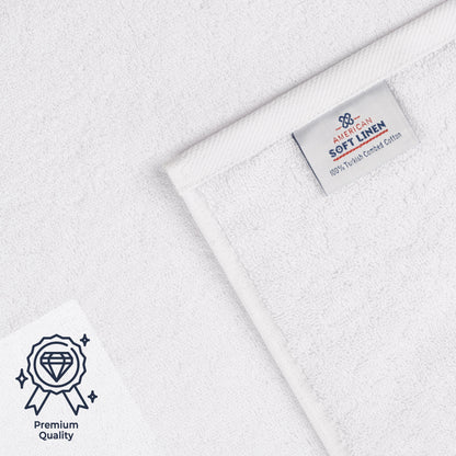 Set di asciugamani da bagno Salem in morbido lino americano, 6 pezzi di asciugamani per il bagno, grandi, 100% cotone, 2 asciugamani da bagno, 2 asciugamani per le mani, 2 salviette.