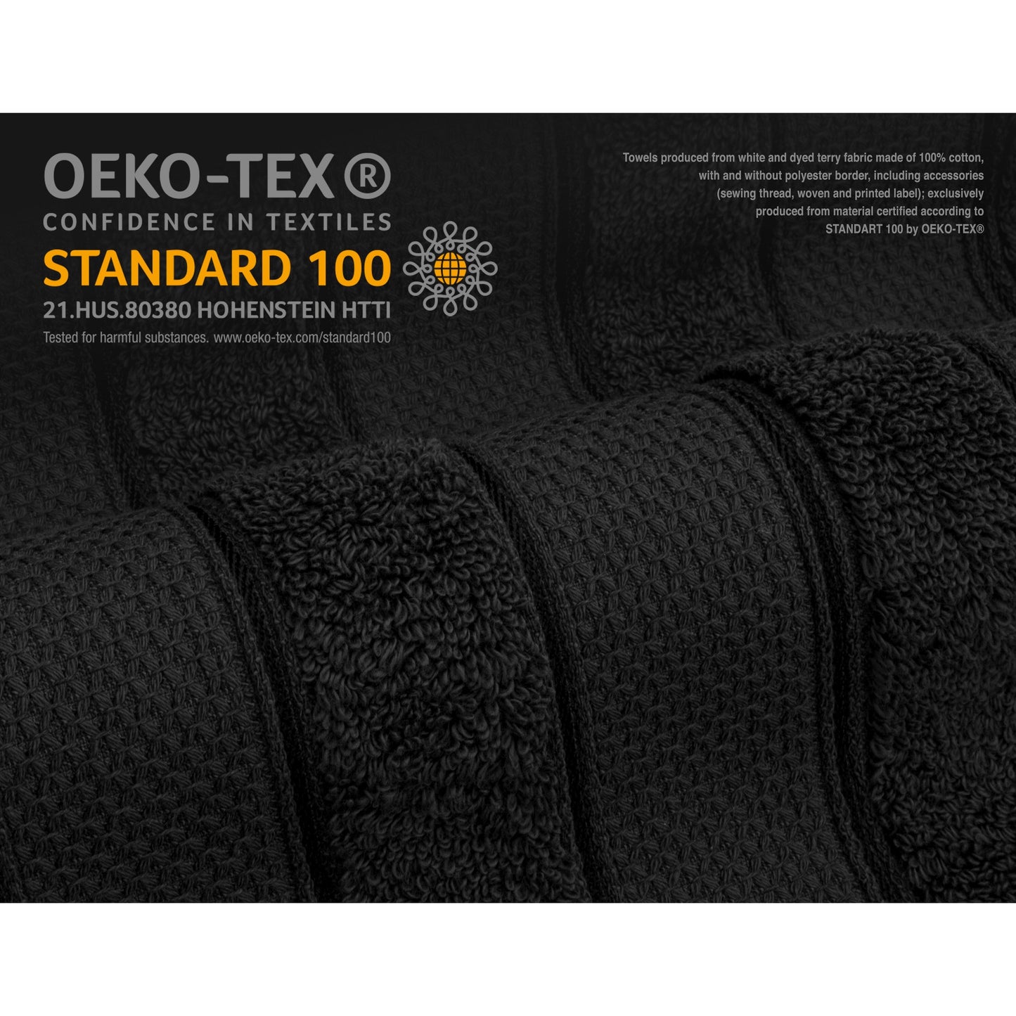 Set di asciugamani da bagno Salem in morbido lino americano, 6 pezzi di asciugamani per il bagno, grandi, 100% cotone, 2 asciugamani da bagno, 2 asciugamani per le mani, 2 salviette.