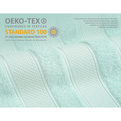 Set di asciugamani da bagno Salem in morbido lino americano, 6 pezzi di asciugamani per il bagno, grandi, 100% cotone, 2 asciugamani da bagno, 2 asciugamani per le mani, 2 salviette.