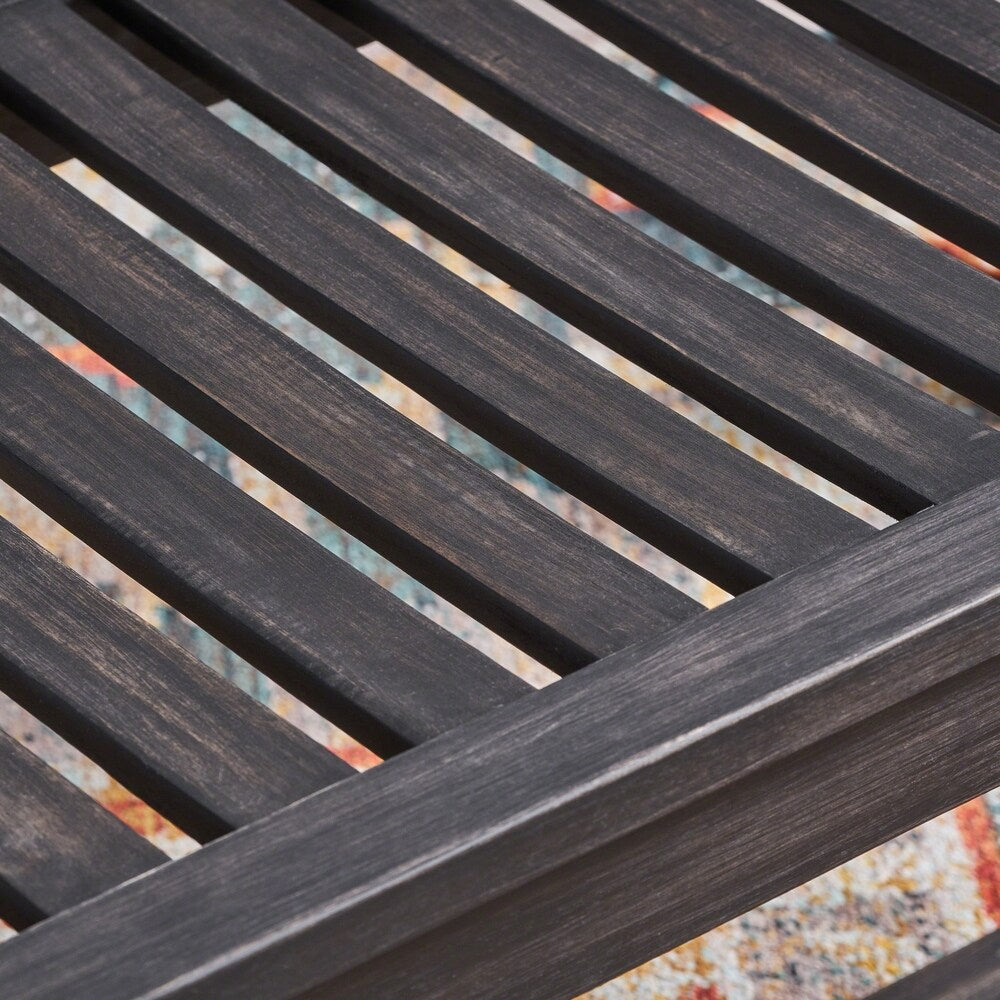 Sedia a dondolo da giardino in legno di acacia Amina di Christopher Knight Home