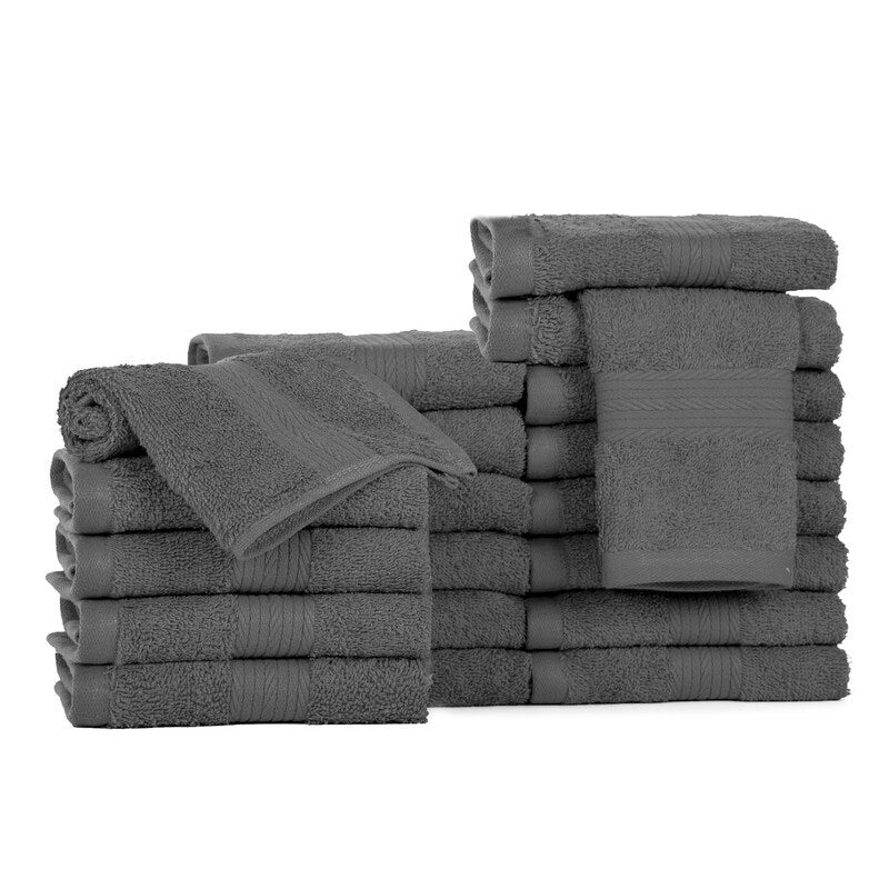 Salviette per il viso in puro cotone 600 g/m², 30,5 x 30,5 cm, di Ample Decor - 20 pezzi