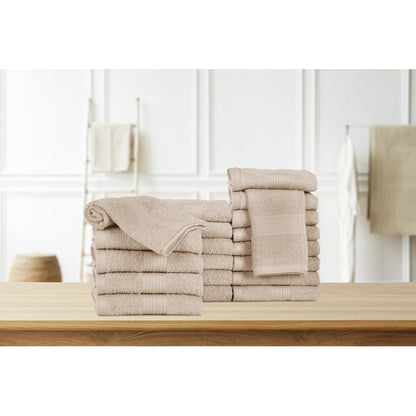 Salviette per il viso in puro cotone 600 g/m², 30,5 x 30,5 cm, di Ample Decor - 20 pezzi