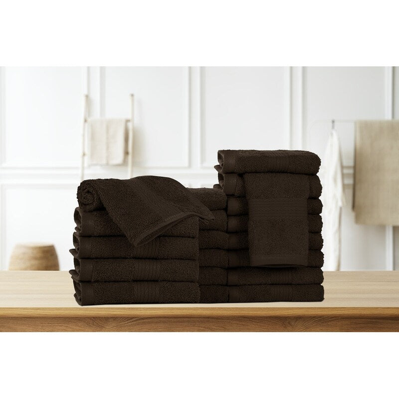 Salviette per il viso in puro cotone 600 g/m², 30,5 x 30,5 cm, di Ample Decor - 20 pezzi