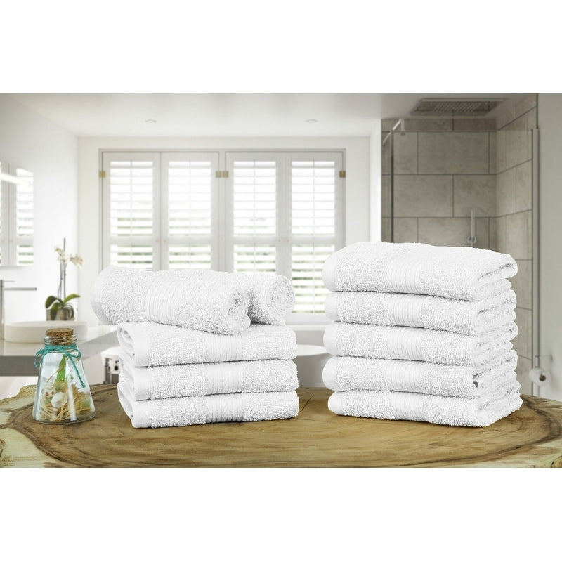 Lussuosi panni morbidi in cotone 600 g/m², 30,5 x 30,5 cm, di Ample Decor - 10 pezzi