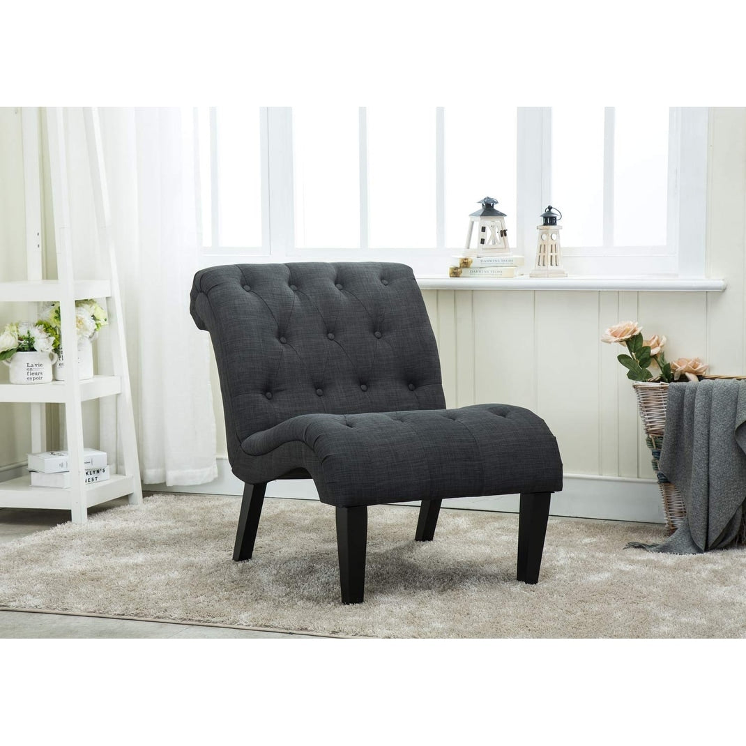 Divano chaise longue imbottito, poltrona decorativa per camera da letto, soggiorno