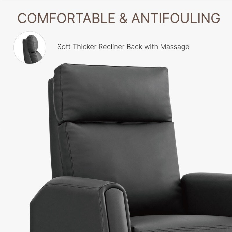 Poltrona reclinabile Andrea con luci a LED, massaggio riscaldante