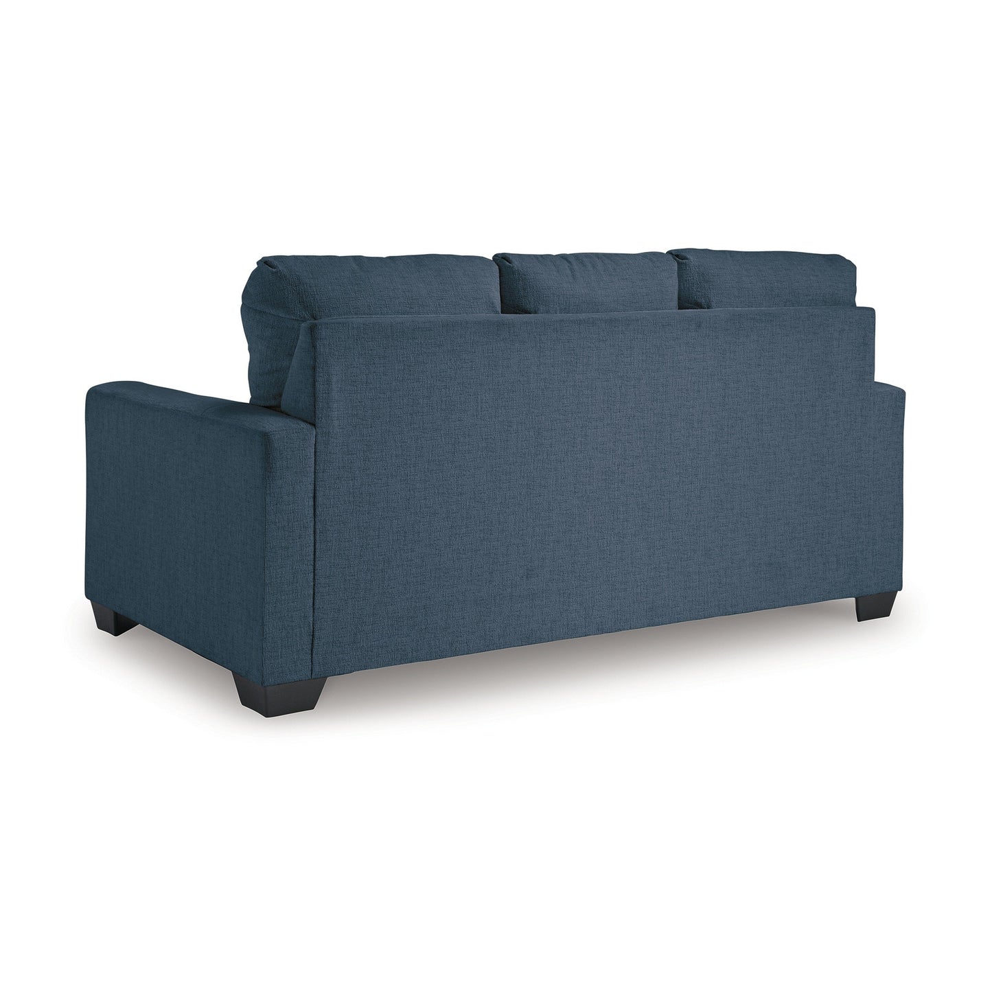 Divano letto Anise con letto matrimoniale estraibile, poliestere blu navy