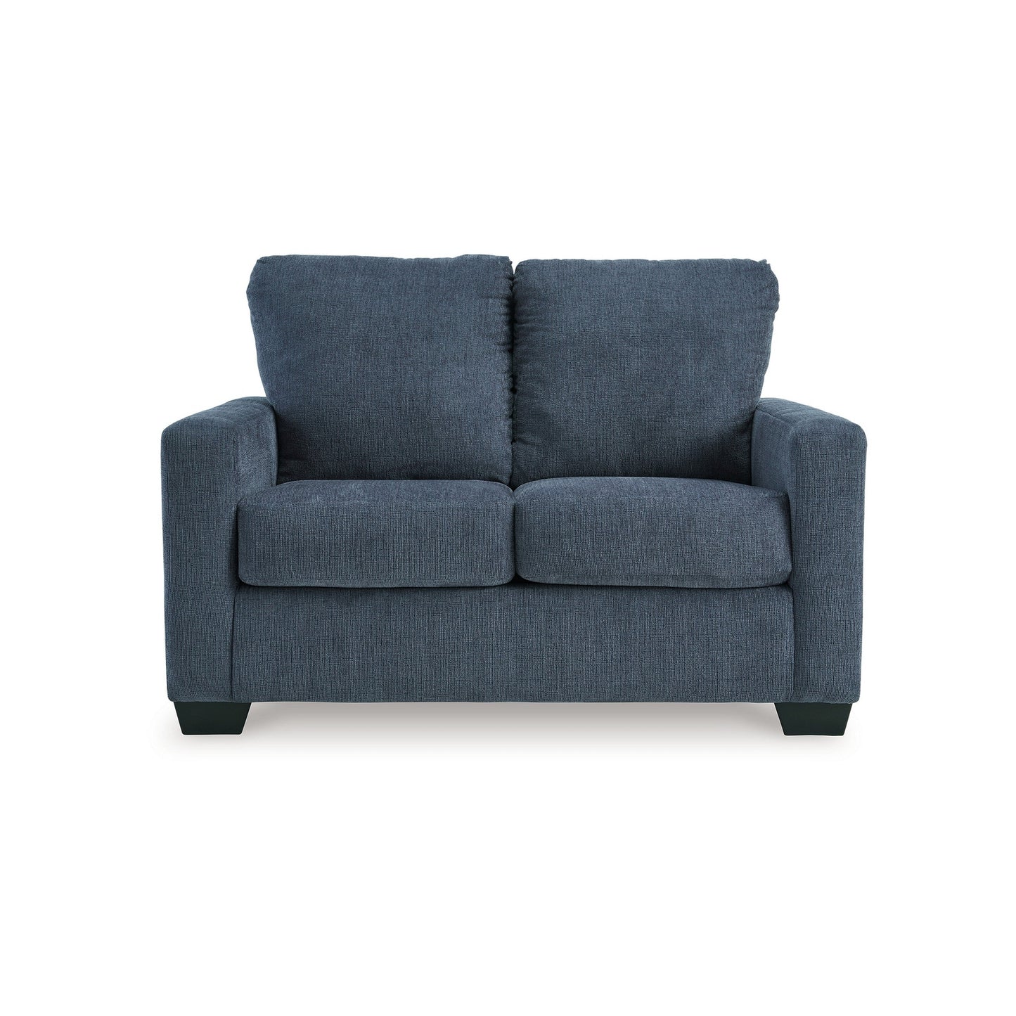 Divano letto Anise con letto estraibile singolo, poliestere blu navy