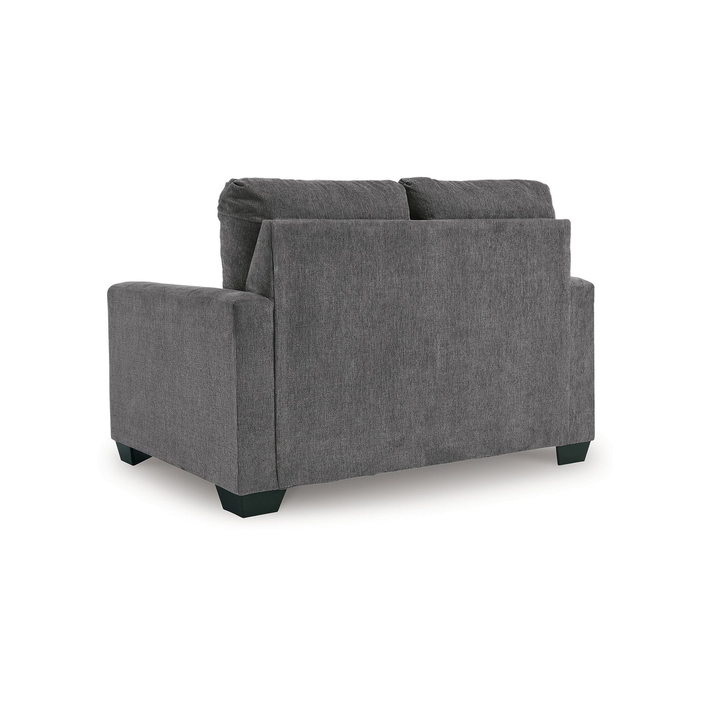 Divano letto Anise con letto estraibile singolo, poliestere grigio peltro