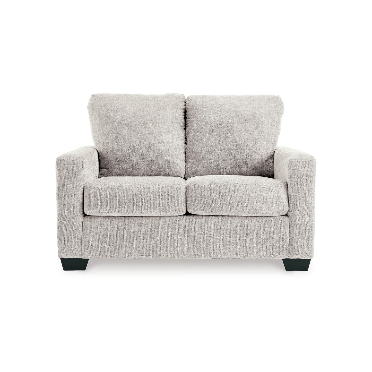 Divano letto Anise con letto estraibile singolo, poliestere bianco neve