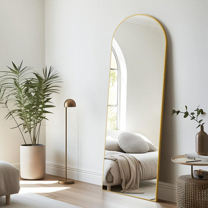 Specchio da terra e da parete a figura intera ad arco Dovelina