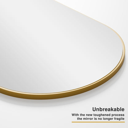 Specchio da terra e da parete a figura intera ad arco Dovelina