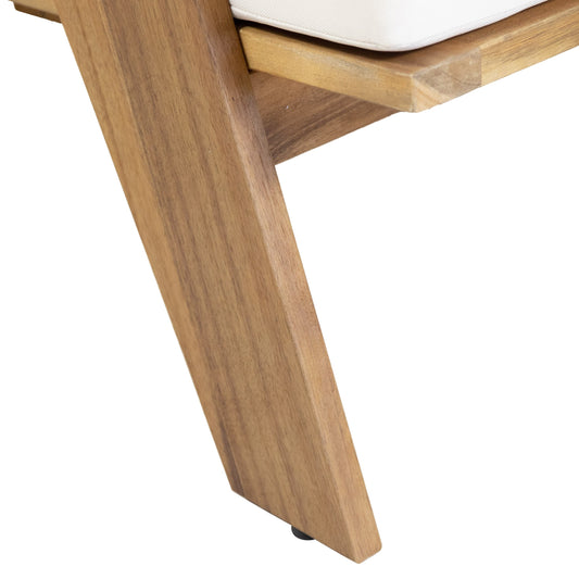 Sedie da esterno Arcola in legno di acacia con cuscini (set da 2) di Christopher Knight Home