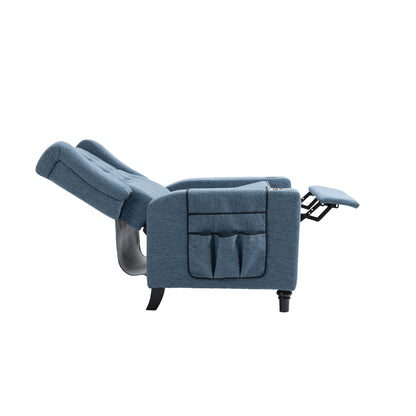 Poltrona reclinabile con braccioli