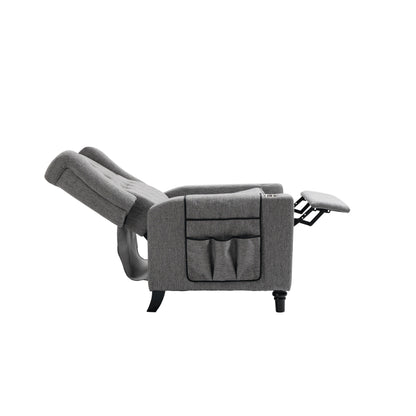 Poltrona reclinabile con braccioli