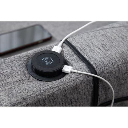 Poltrona reclinabile con braccioli