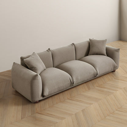 Divano Arten Mid-Century Modern di lusso in velluto/boucle