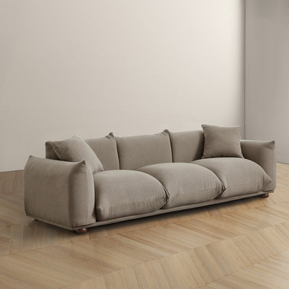 Divano Arten Mid-Century Modern di lusso in velluto/boucle